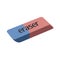 Eraser flat icon, education and school, rubber vector graphics, a colorful solid pattern on a white background, eps 10.