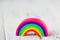 Eraser in the form of a rainbow. General goods