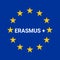 Erasmus sign illustration