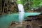 Erawan Falls The third waterfall Ã¢â‚¬â€œ Pha Nam Tok with emerald green pond in Erawan National Park