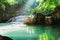 Erawan waterfall, National Park, Kanchanaburi, Thailand