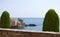 Erbalunga, Tour dâ€™Erbalunga, tower, skyline, Genoese tower, Corsica, Cap Corse, Haute Corse, Upper Corse, France, Europe, island