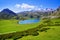 Ercina lake at Picos de Europa in Asturias Spain