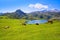 Ercina lake at Picos de Europa in Asturias Spain