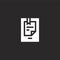 ereader icon. Filled ereader icon for website design and mobile, app development. ereader icon from filled contact and