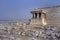 The Erechtheion on the Acropolis with the porch of the Caryatids