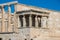 Erechtheion and Temple of Athene at the Acropolis hill in Greece