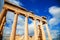 Erechtheum at Acropolis in Athens, Greece