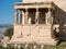 The Erechtheum with Caryatids in Acropolis