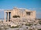 The Erechtheum with Caryatids in Acropolis