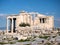 The Erechtheum with Caryatids in Acropolis