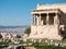 The Erechtheum with Caryatids in Acropolis