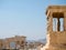 The Erechtheum with Caryatids in Acropolis hill