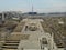 Erevan - the capital of Caucasus country Armenia. Aerial view from above by drone. Cascad stairs monument and art museum