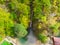 Erfelek waterfall, aerial view, Sinop - Turkey