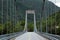 Erfjord Bridge, a suspension bridge in Rogaland county, Norway.