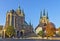 Erfurt Cathedral and Severikirche,Germany