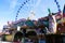 Erfurt, Thuringen, Germany-September 25, 2016: Ferris wheel over