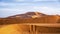 Erg Chebbi sand dunes in the Sahara desert near Merzouga, Morocco
