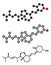 Ergocalciferol (vitamin D2) molecule