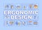 Ergonomic design word concepts banner