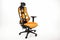 ergonomic office chair with adjustable seat and backrest, plus armrests and headrest