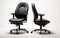 Ergonomic Office Chair on White Background