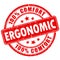 Ergonomic rubber stamp, comfort guarantee