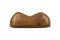 Ergonomic wooden pillow, Asian traditional product, Clipping path Included.