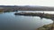 Erial view of Canberra City, the capital of Australia, looking over Lake Burley Griffin