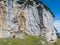 Erial view of the guest house Aescher in Ebenalp