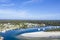 Erial view of Huskisson near Jervis Bay, NSW South Coast, Australia