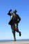 Eric Morecambe, comedian, statue, Morecambe, UK.