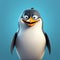 Erik The Emperor Penguin: A Photorealistic 3d Cartoon Character