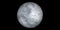 Eris dwarf planet solar system black background