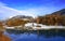 Eriste Linsoles reservoir near Benasque in Pyrenees