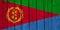 Eritrea Flag Over Wood Planks