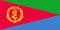 Eritrea flag vector.Illustration of Eritrea flag