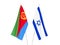 Eritrea and Israel flags