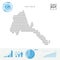 Eritrea People Icon Map. Stylized Vector Silhouette of Eritrea. Population Growth and Aging Infographics