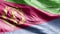 Eritrea textile flag waving on the wind loop