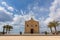 Ermita de Nuestra Senora del Carmen church in La Isla Plana Murcia Spain a coast village