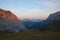 The Ernesto Lomasti mountain hut next to the Cavallo di Pontebba and Creta di Aip mountain range, Alps