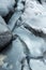 Eroded canyon rocks in the Vermillion River in the Kootenay national park canada