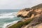 Eroded Cliffs Along the Ocean at Point Loma Tide Pools