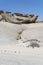 eroded granite rocks at Vogelfederberg mountain, near Walvis Bay, Namibia