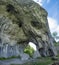 Eroded natural arcade