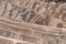 Eroded ridges at the Zabriskie Point