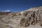 Eroded river valley on the Altiplano of Chile