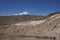 Eroded river valley on the Altiplano of Chile